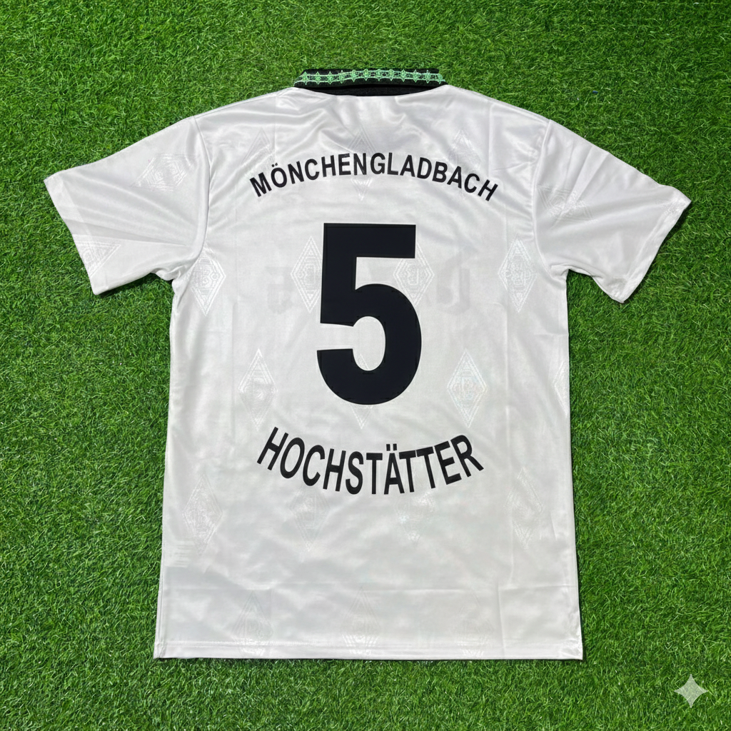 1995/96 Christian Hochstätter Borussia Mönchengladbach Retro Fußballtrikot Jersey – Back View