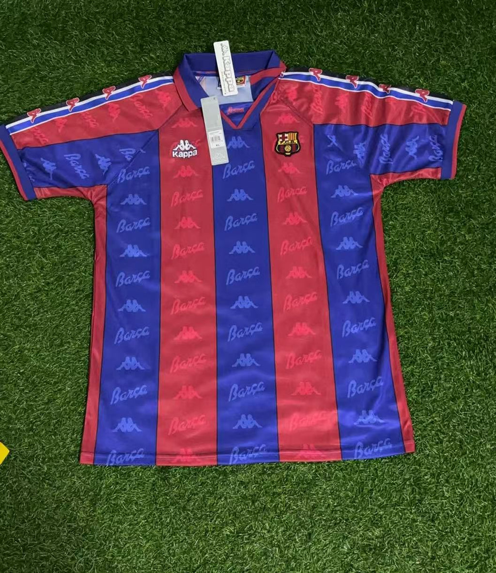 Hristo Stoickov Barcelona 1996 1997 Retro Jersey – Front View