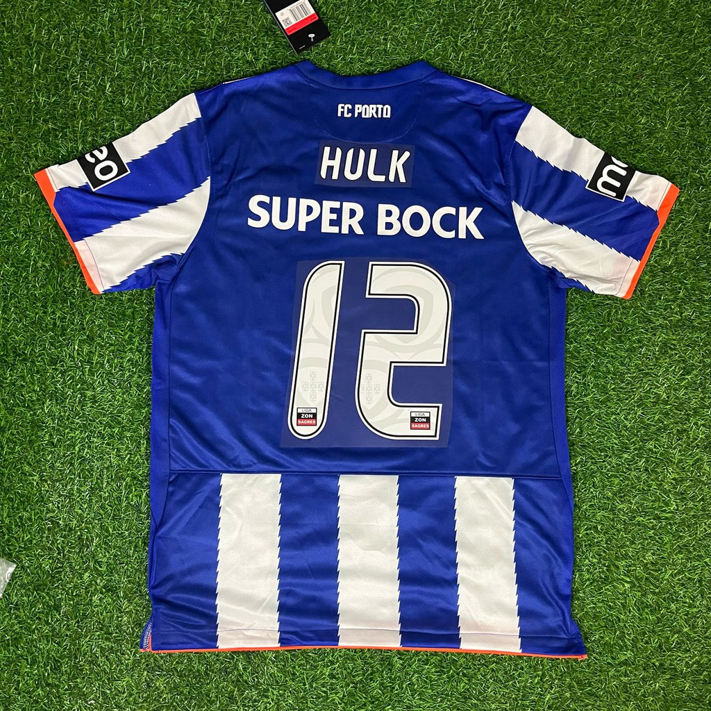 2010/11 Hulk Porto Home Football Jersey Number 12 Retro Kit – Back View