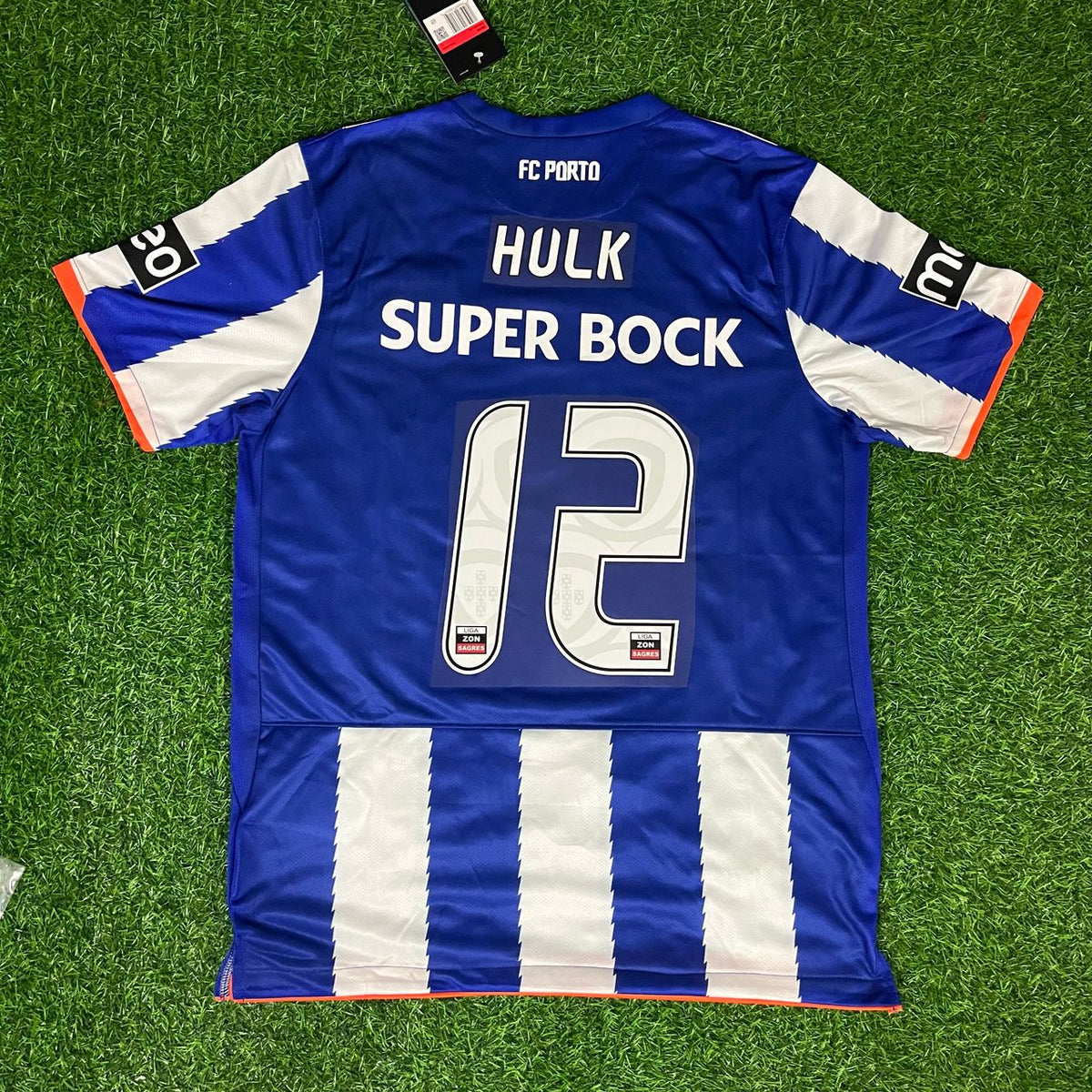 2010/11 Hulk Porto Home Football Jersey Number 12 Retro Kit – Back View