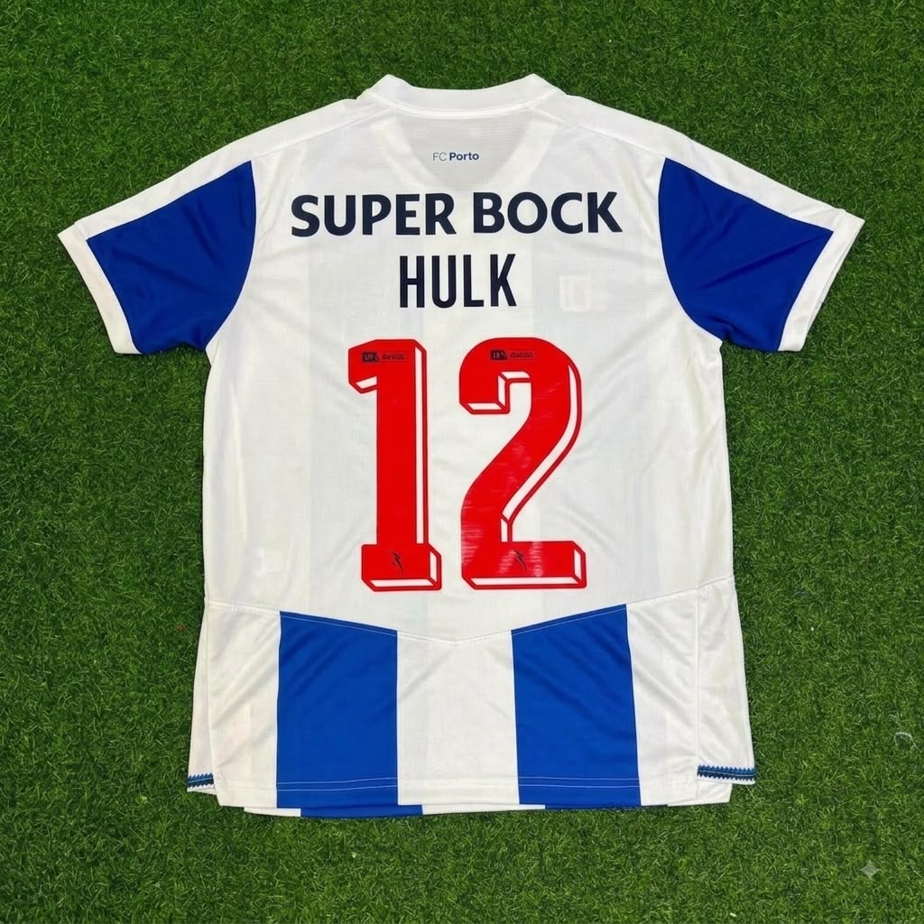 Hulk #12 - Porto Special Retro Jersey – Back View