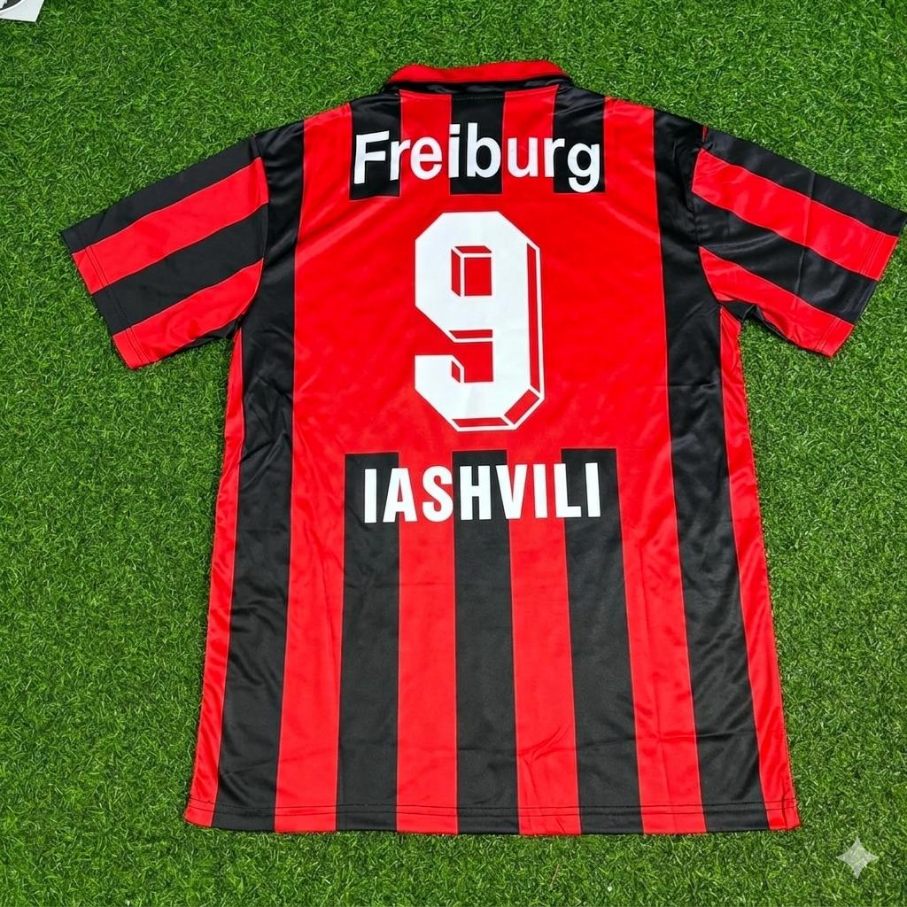 Alexander Iashvili SC Freiburg Retro Football Jersey – Back View