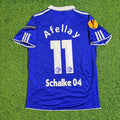 Ibrahim Afellay Schalke 04 2011-2012 Retro Football Jersey – Back View