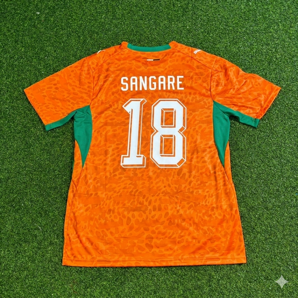 Ibrahim Sangare Ivory Coast World Cup 2026 Football Jersey – Back View