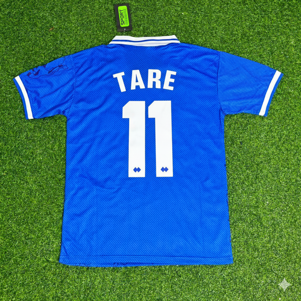1997/98 Igli Tare Brescia Retro Home Football Jersey – Back View