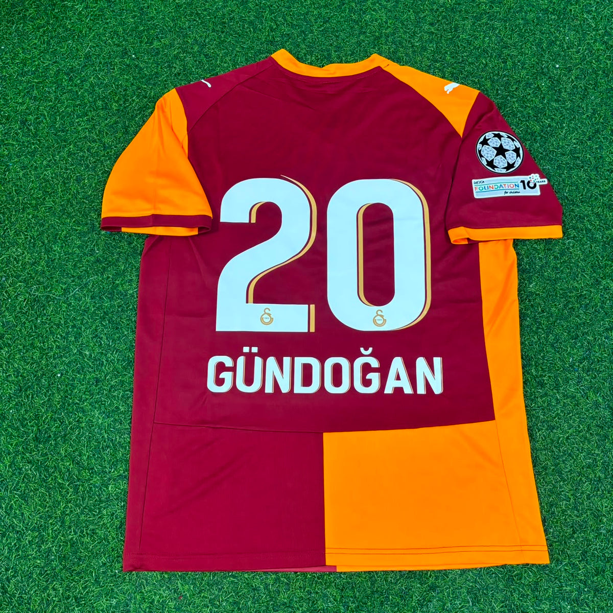 Galatasaray 2025/2026 New Season Football Jersey – Ilkay Gundogan – Back View