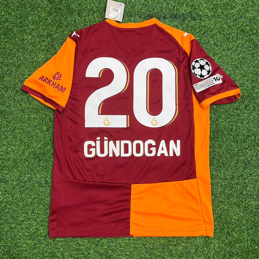 Ilkay Gündogan Galatasaray Home Football Jersey – Back View