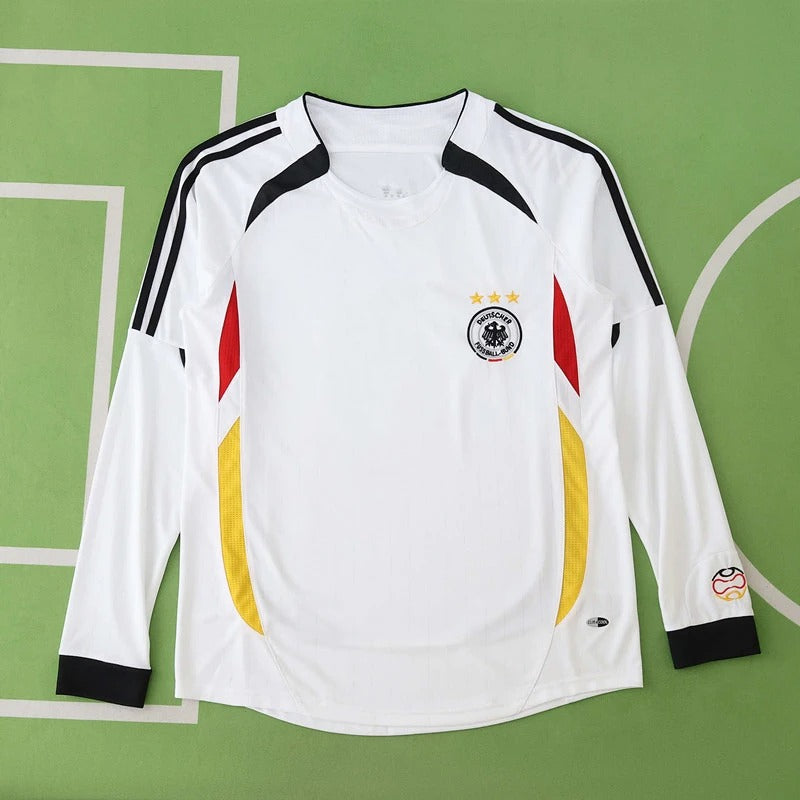 Germany Deutschland 2006 Season Germany Home Long Sleeved Retro – Back View