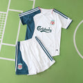 2006/07 Liverpool Away Kids White Kids Football Jersey Kinder – Back View
