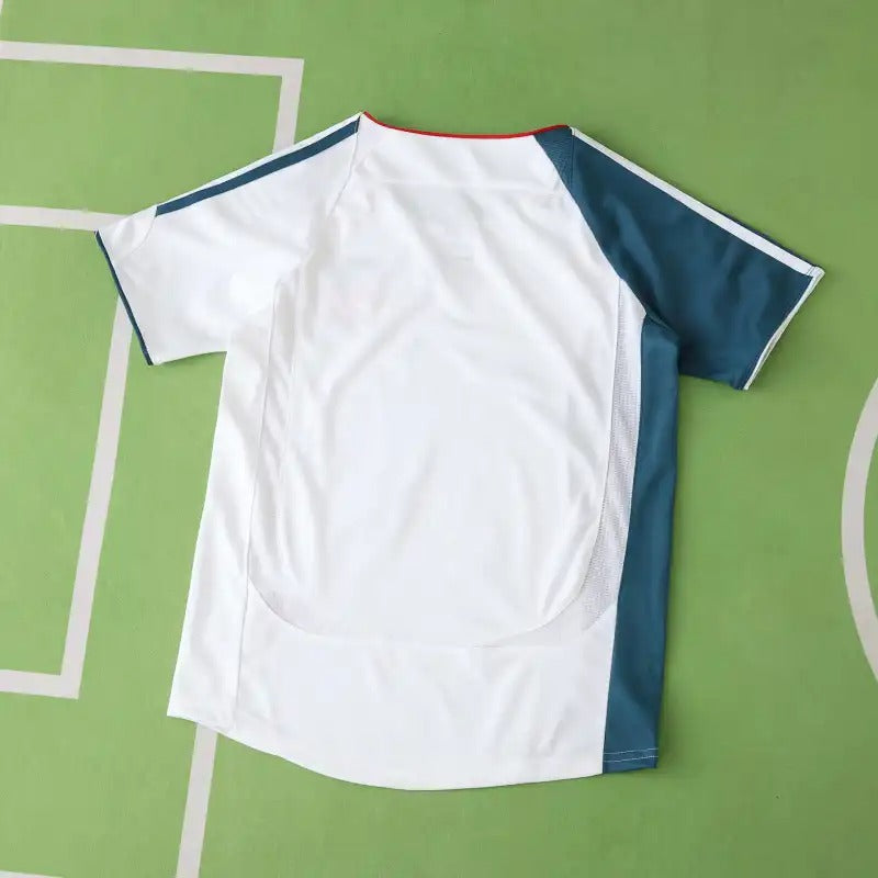 2006/07 Liverpool Away Kids White Kids Football Jersey Kinder – Front View