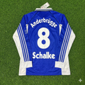 1998/00 Ingo Anderbrügge #8 Schalke 04 Langarm Retro Fussballtrikot Jersey – Back View
