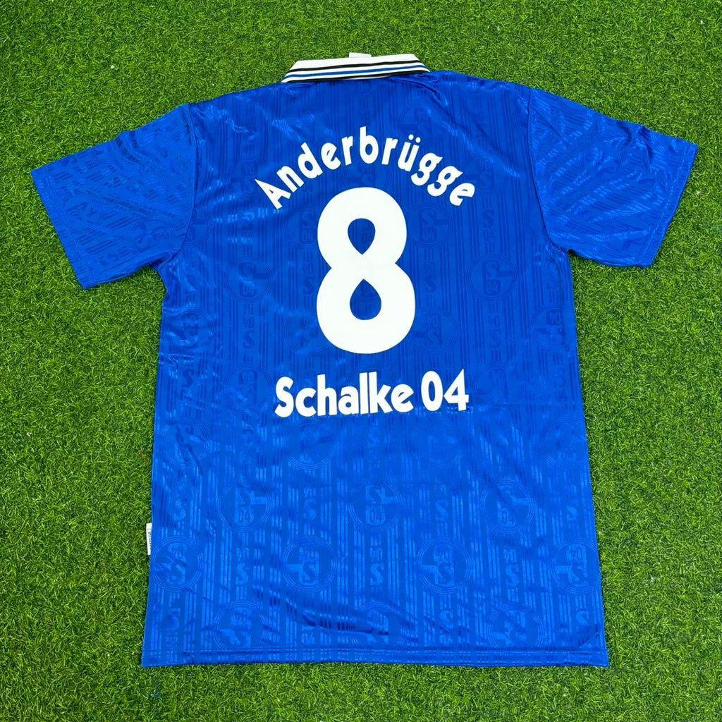 Ingo Anderbrügge Schalke 04 1996/97 Heim Retro – Back View