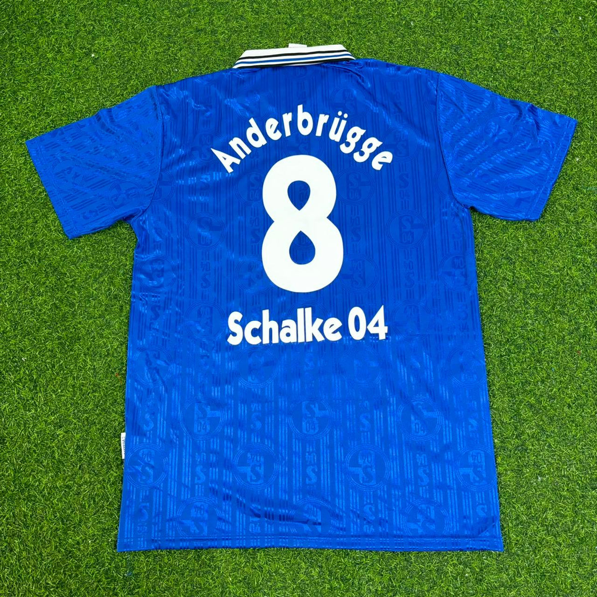 Ingo Anderbrügge Schalke 04 1996/97 Heim Retro – Back View