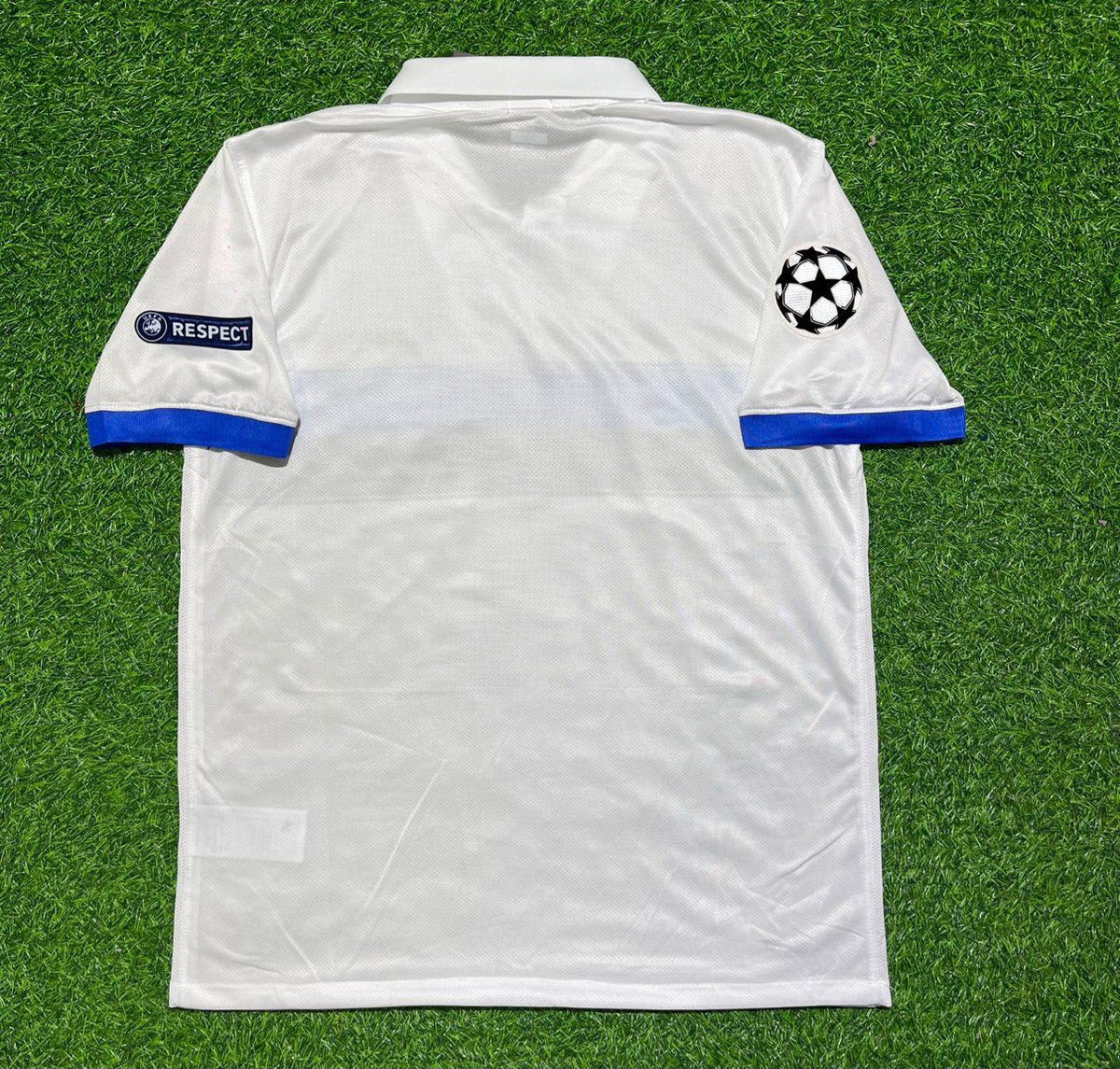 Inter 2009/2010 White Retro Football Jersey – Back View