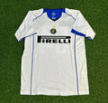 2004/05 Inter Milan Retro White Football Jersey – Back View