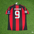 2010/11 Filippo Inzaghi 9 - Milan Home Retro Football Jersey – Back View