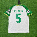 Ireland Eire National Team Football Jersey – Jake O’Brein – Back View