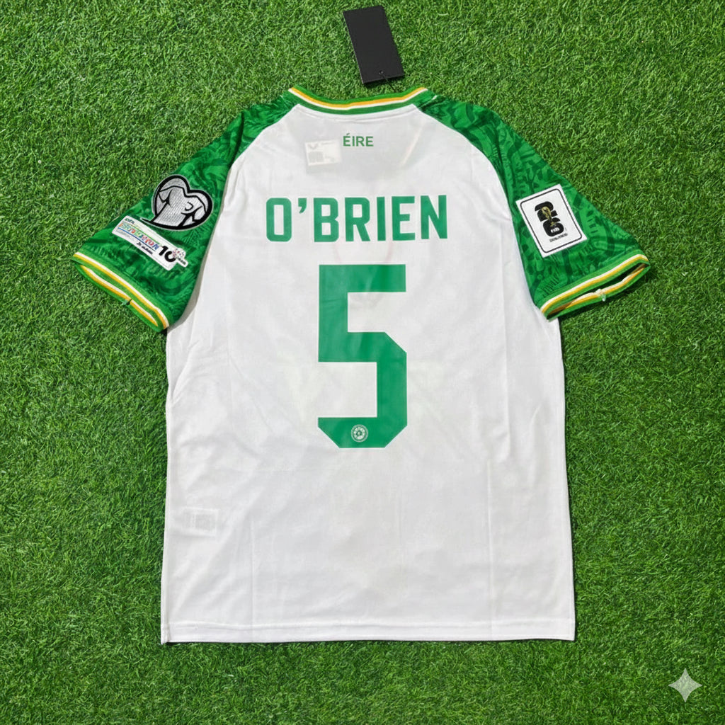 Ireland Eire National Team Football Jersey – Jake O’Brein – Back View