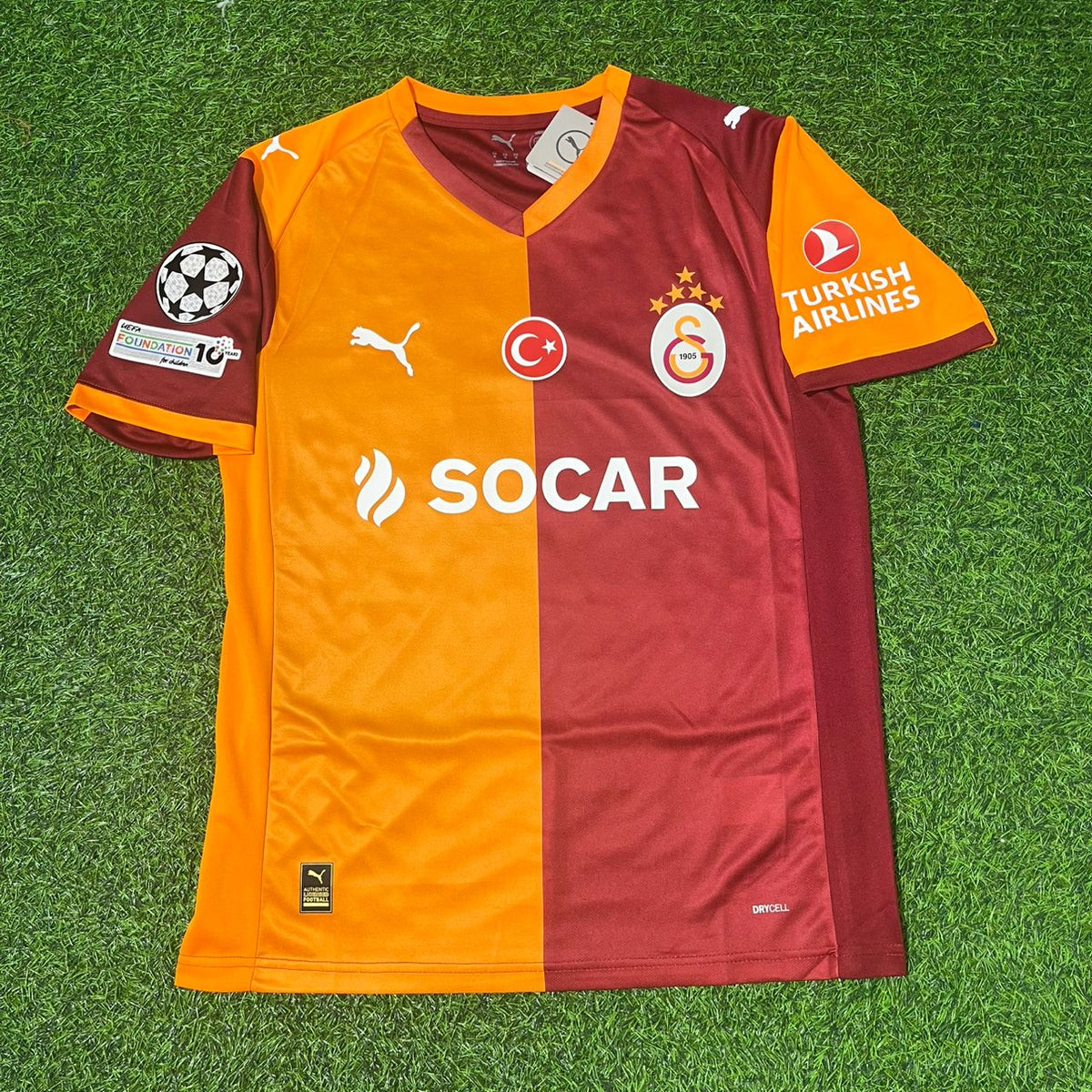 Victor Osimhen Galatasaray 2026 Champions League Home New Season Football Jersey – Detailed View