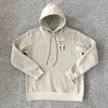 Italy - Hoodie Winter Fleece- Football Kapuzenpullover – Back View
