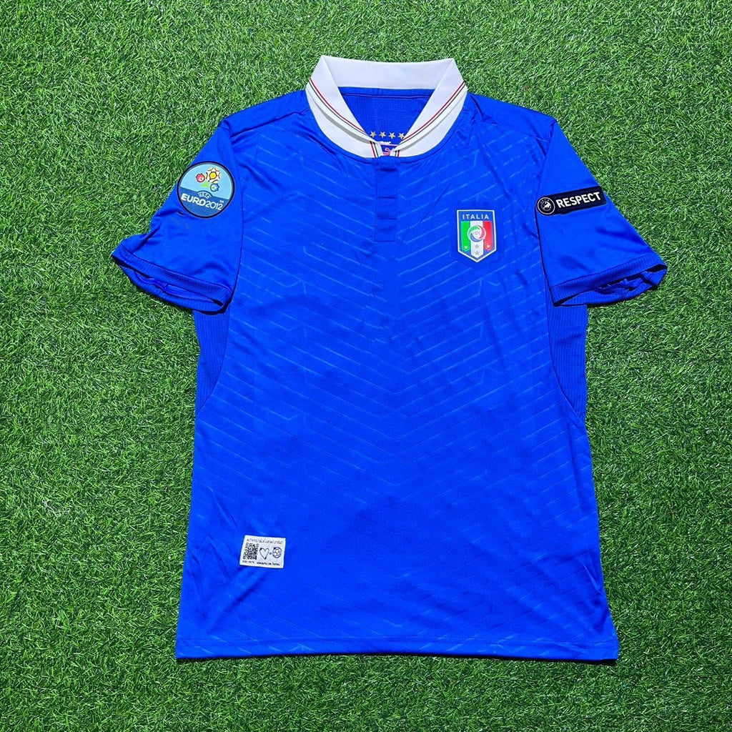 Italy Euro 2012 Retro Home Jersey – Back View