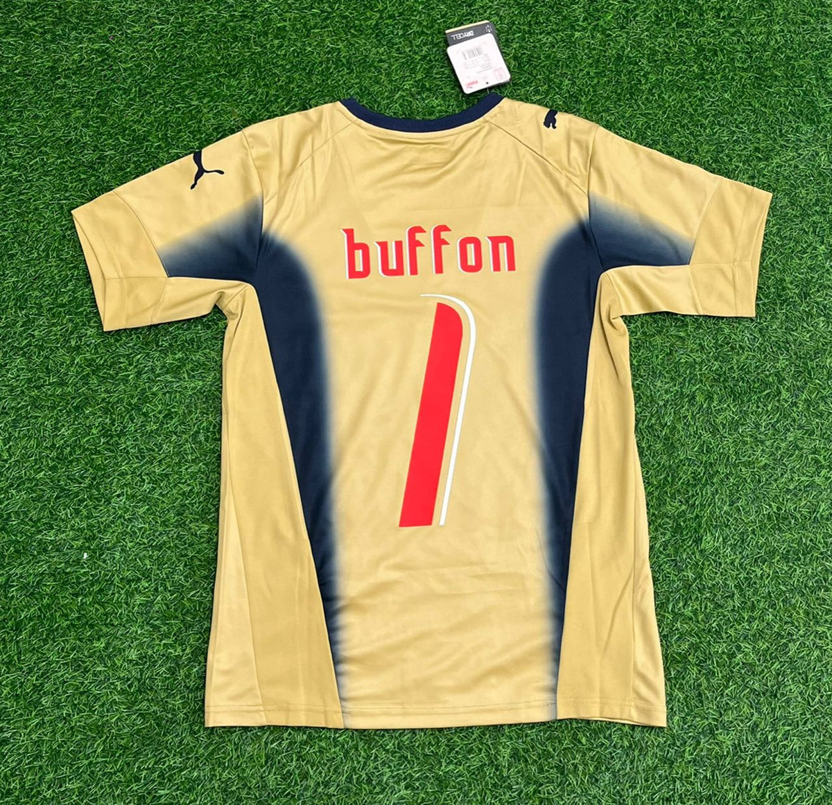 2006 Italy World Cup Retro Goalkeeper Football Jersey Gianluigi Buffon