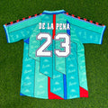 1996 Ivan de la Pena Barcelona 1997 Retro Football Jersey – Back View