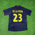 Ivan de la Pena Barcelona Retro Season Retro Football Jersey – Back View