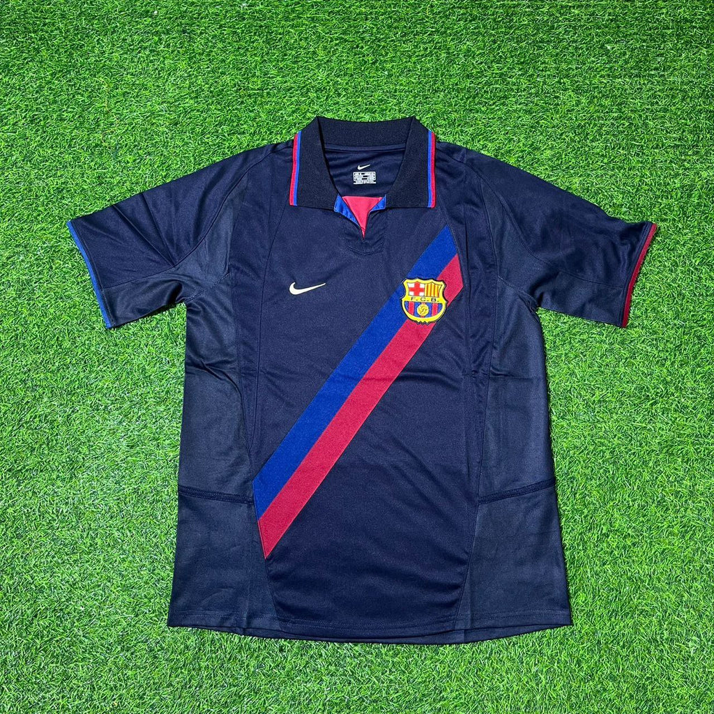 Ivan de la Pena Barcelona Retro Season Retro Football Jersey – Front View