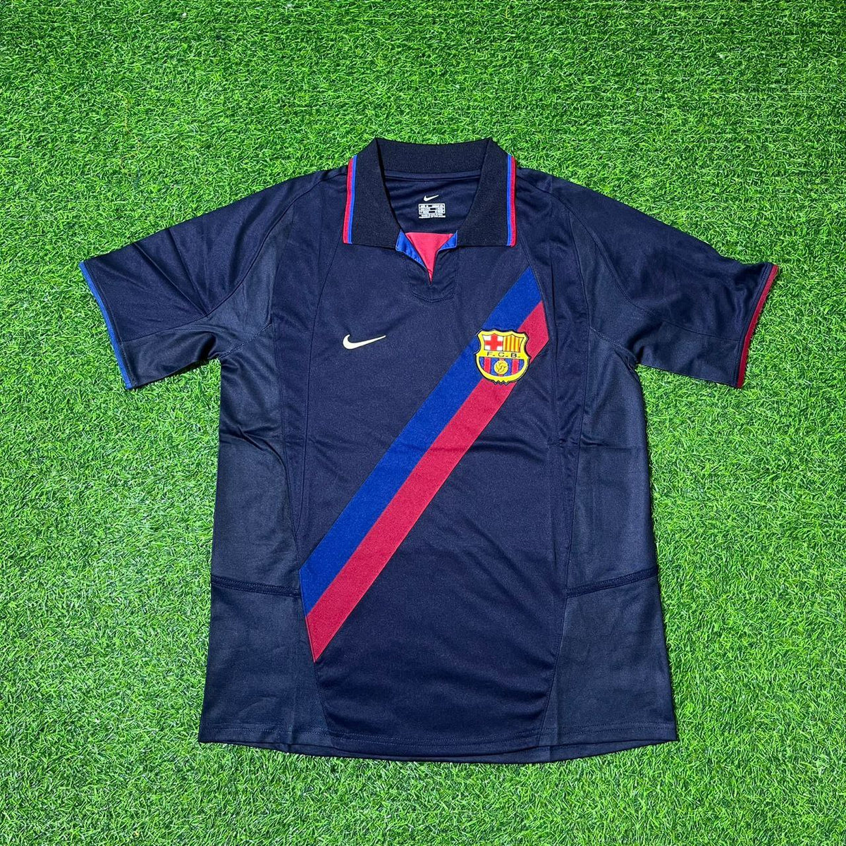 Ivan de la Pena Barcelona Retro Season Retro Football Jersey – Front View