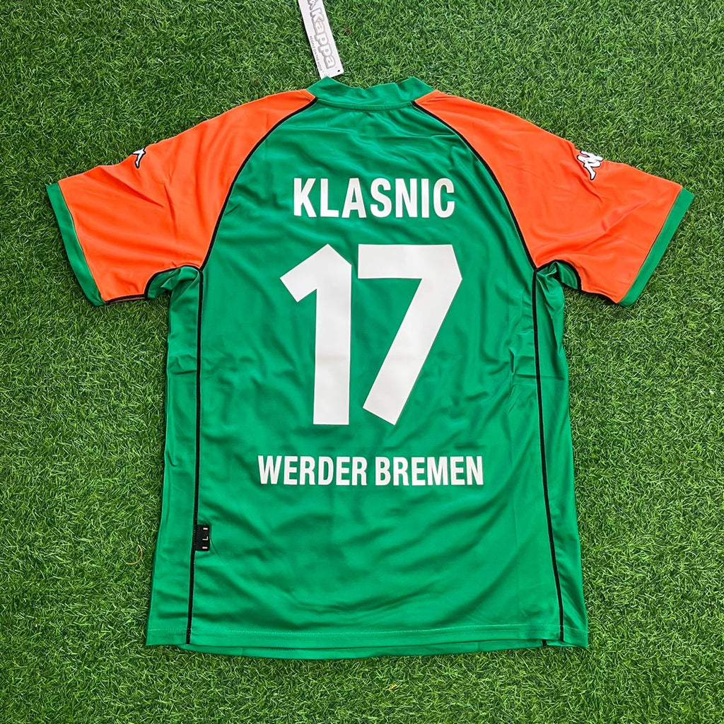 Ivan Klasnic Werder Bremen 2003-2004 Heimtrikot | Retro Kit | – Front View