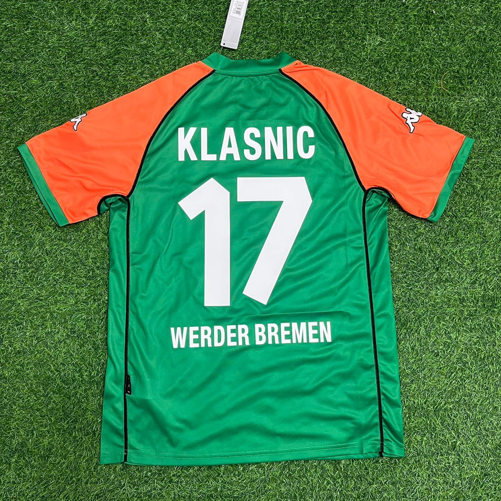 Ivan Klasnic Werder Bremen 2003-2004 Heimtrikot | Retro Kit | – Back View