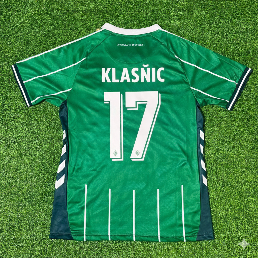 Ivan Klasnic Werder Bremen Special Football Jersey Edition 2 – Back View