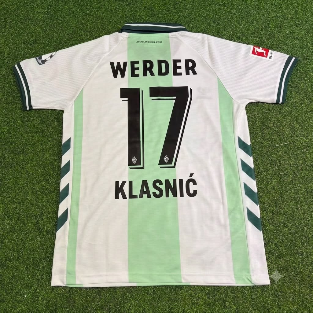 Ivan Klasnic Werder Bremen Special Football Jersey – Back View