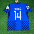 Croatia 2026 World Cup Home Blue Football Jersey – Ivan Perišić – Back View