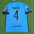 Ivan Rakitic Barcelona 2015/2016 Retro Football Jersey – Back View