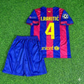 Barcelona 2015 Champions League Final Kids Retro Jersey – Ivan Rakitić #4 – Back View