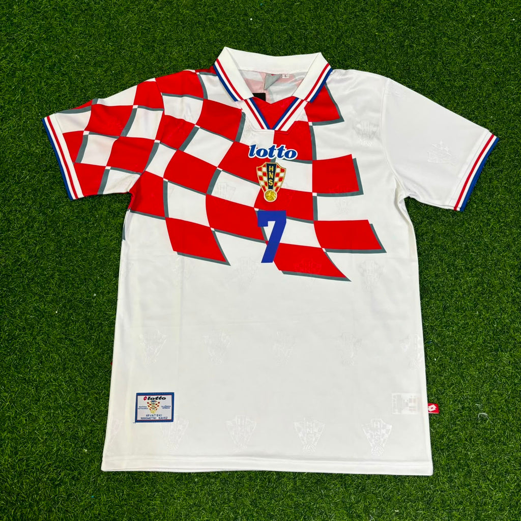 Ivan Rakitić Croatia World Cup Retro Football Jersey Collection – Front View
