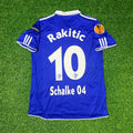 Ivan Rakitić Schalke 04 2011/12 Retro UEFA Patch Football Jersey – Back View