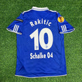 Ivan Rakitic Schalke 04 Retro Uefa Patch Football Jersey – Back View