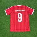 Valdas Ivanauskas Hamburger SV Rotes Heimtrikot Retro – Back View
