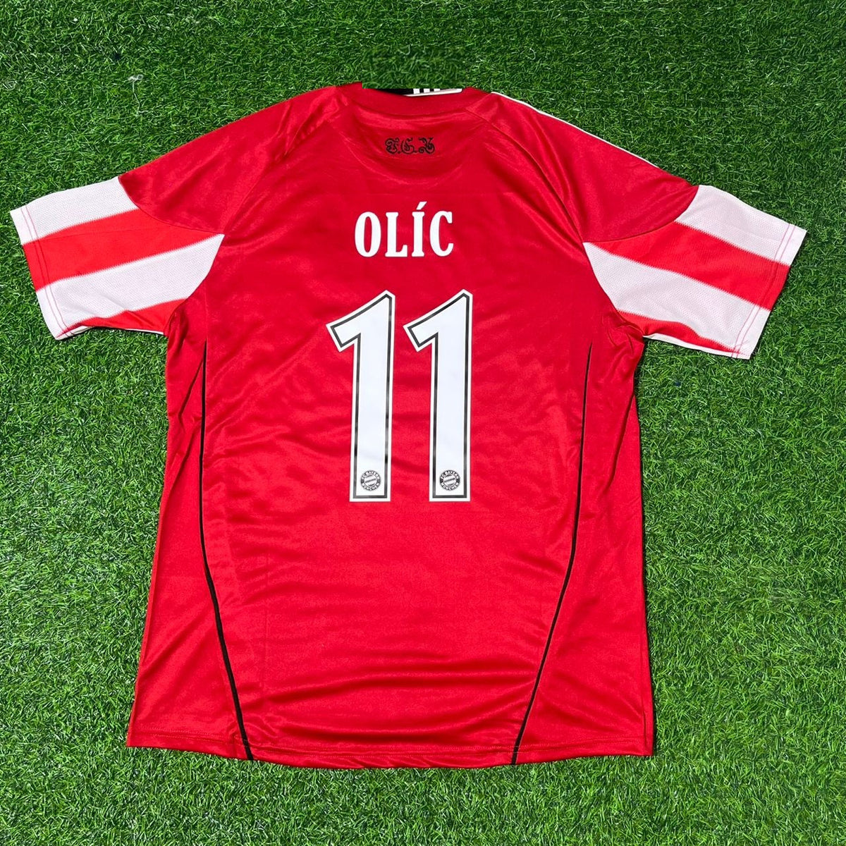 2010/11 Ivica Olic Bayern Munich Home Football Jersey – Back View