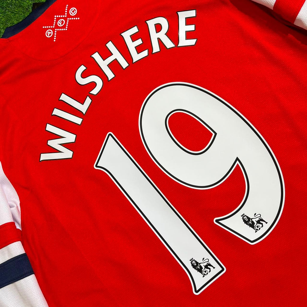 Arsenal 2011-2012 Retro Kit Jersey – Jack Wilshere – Detailed View