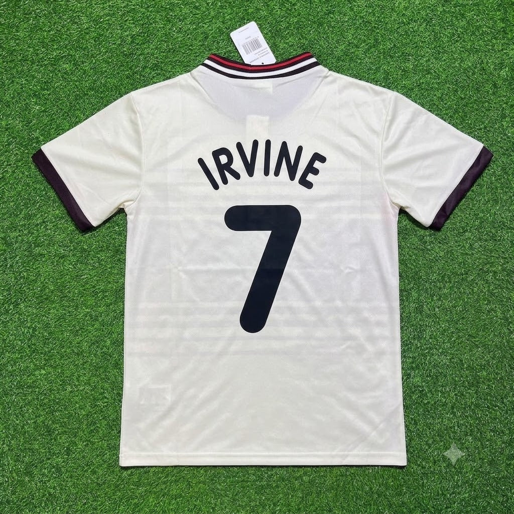 Jackson Irvine St. Pauli Special Retro Football Football Jersey – Back View