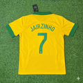Brazil Retro Football Jersey – Jairzinho – Back View