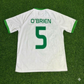 Ireland Vintage Special Edition White Football Jersey – Jake O'Brien 5- – Back View