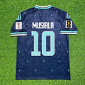 Germany 2026 World Cup Away Blue Jersey – Jamal Musiala #10 – Back View
