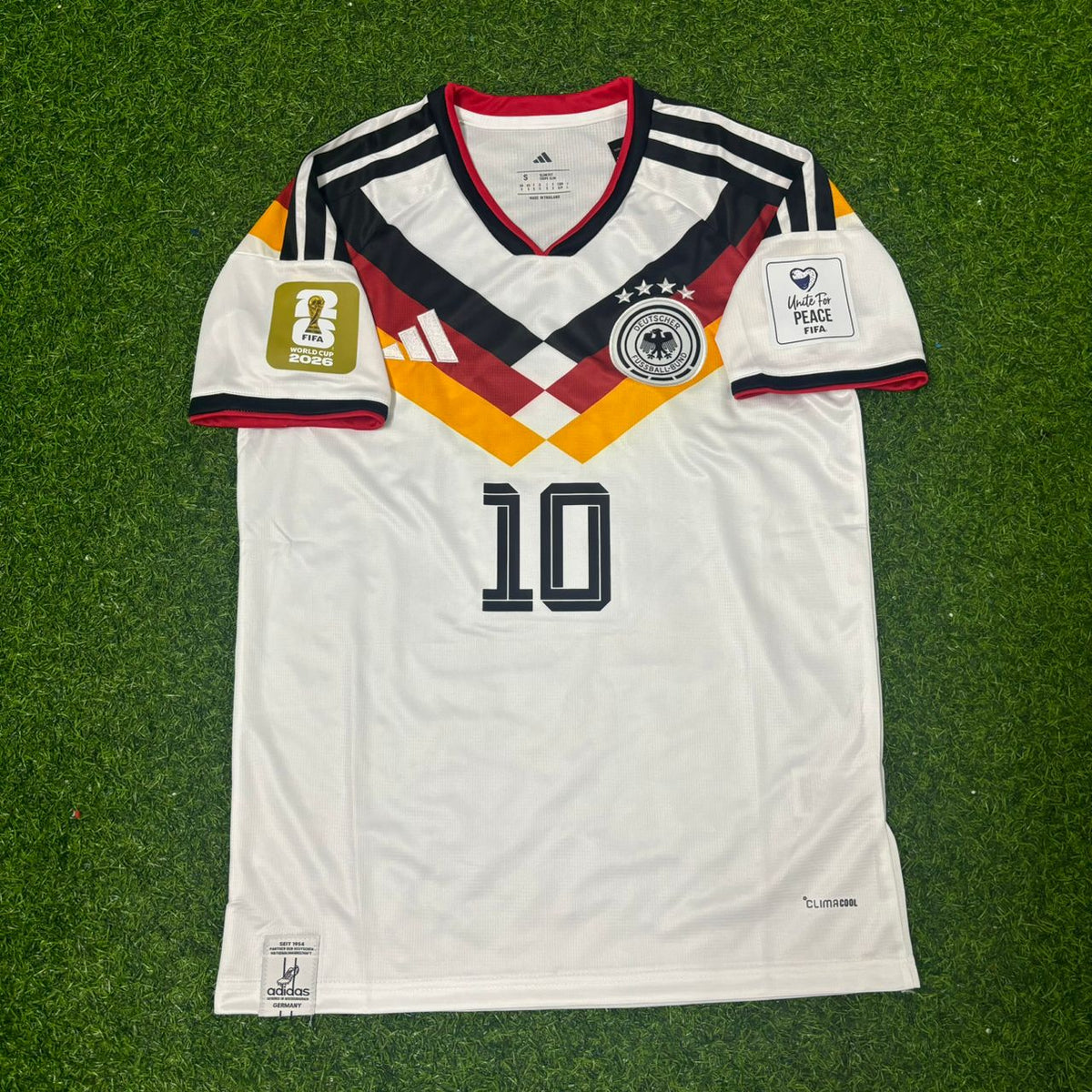 Germany 2026 World Cup Home Jersey – Jamal Musiala #10 – Front View
