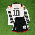 Germany 2026 World Cup Kids Long Sleeve Home Football Jersey – Jamal Musiala 10- – Back View
