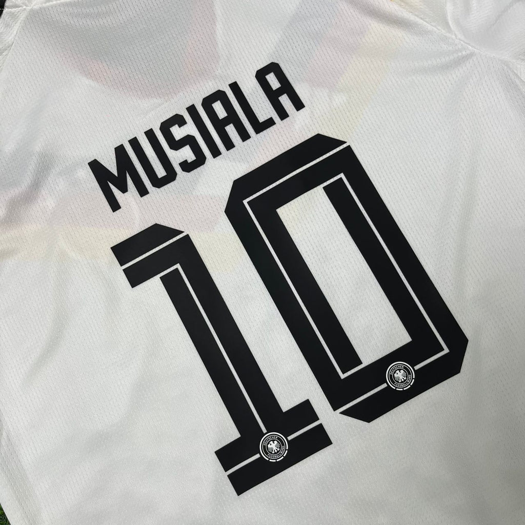 Germany 2026 World Cup Kids Long Sleeve Home Football Jersey – Jamal Musiala 10- – Detailed View